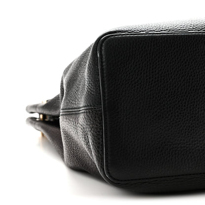 Gucci Pebbled Calfskin Large Soho Hobo Black Black 9 of 10