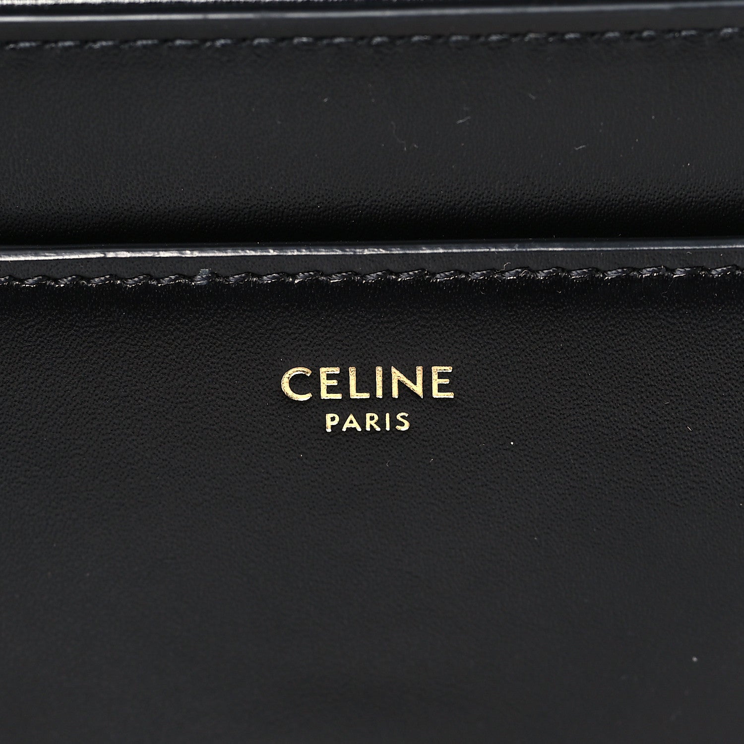 Celine Satinated Calfskin Small 16 Top Handle Bag Black 6 of 10