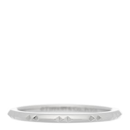 Tiffany Platinum 1.5mm True Band Ring 53 6.5 1 of 4