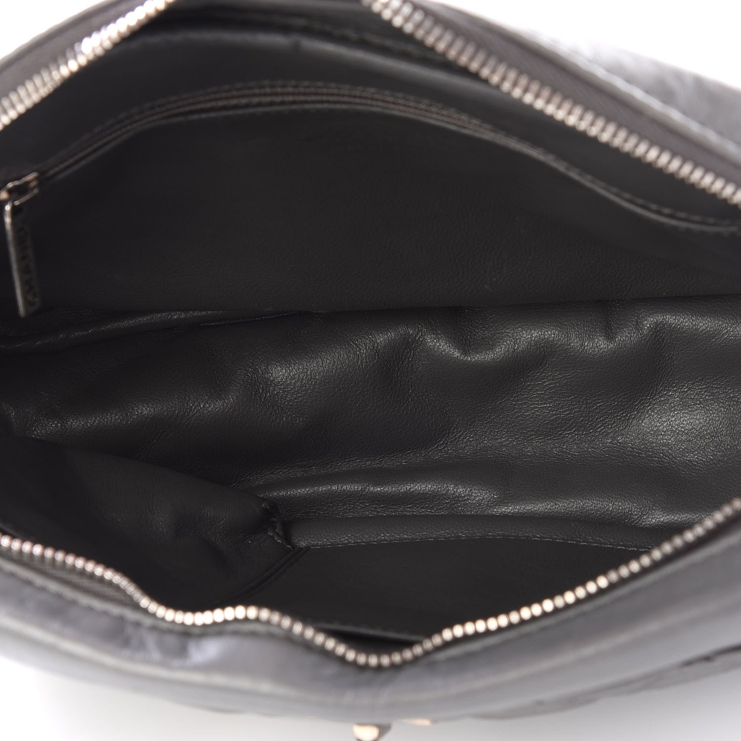 Chanel Aged Calfskin Quilted Large Reissue Camera Case Grey 4 of 9