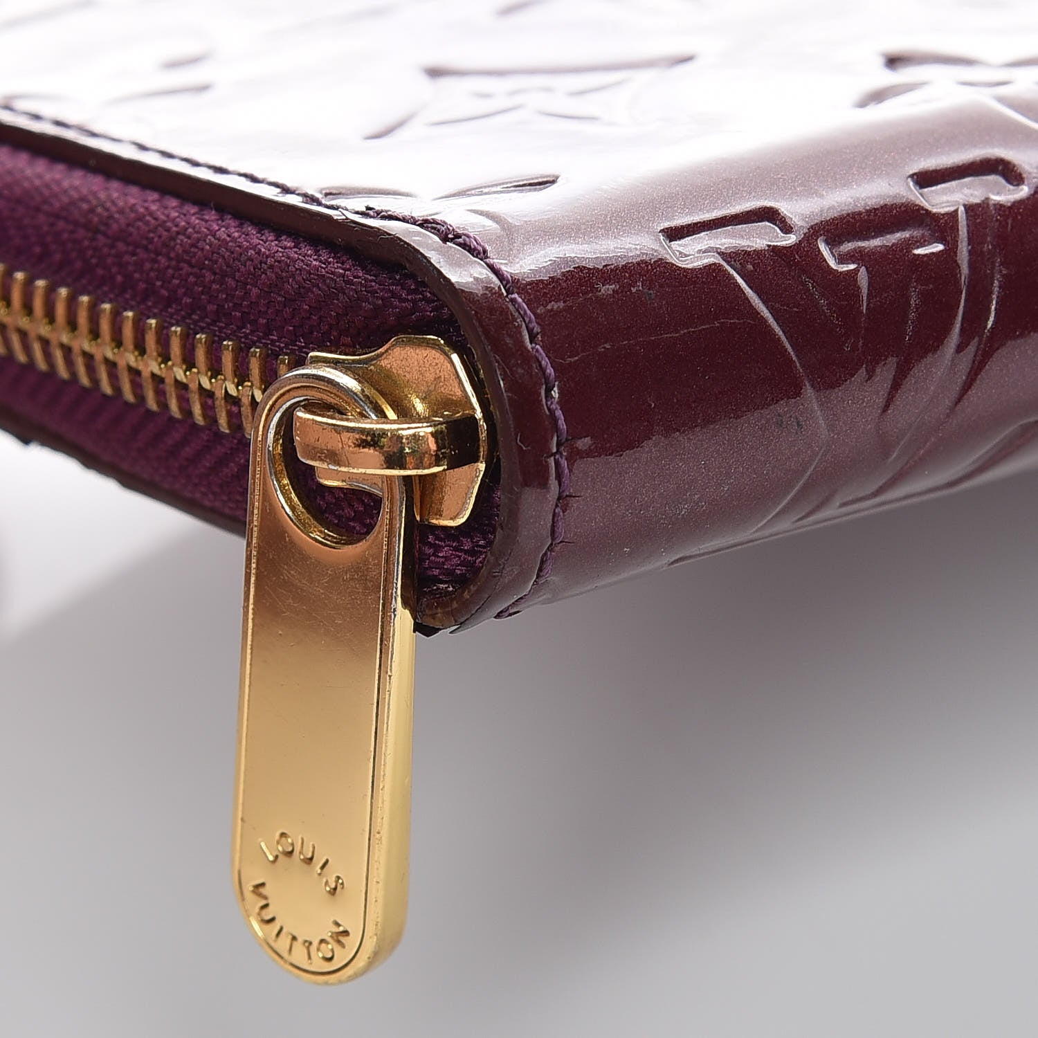 Louis Vuitton Vernis Zippy Organizer Wallet Rouge Fauviste 11 of 15