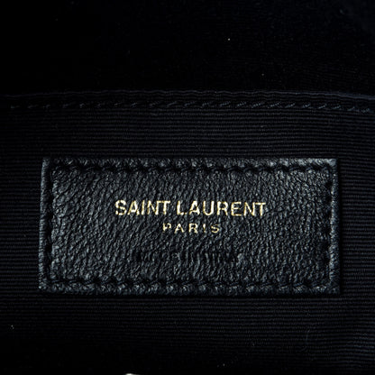 Saint Laurent Calfskin Matelasse Monogram Lou Camera Bag Ivory Natural 6 of 9