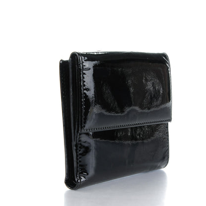 Gucci Patent Abbey Compact Wallet Black 3 of 8