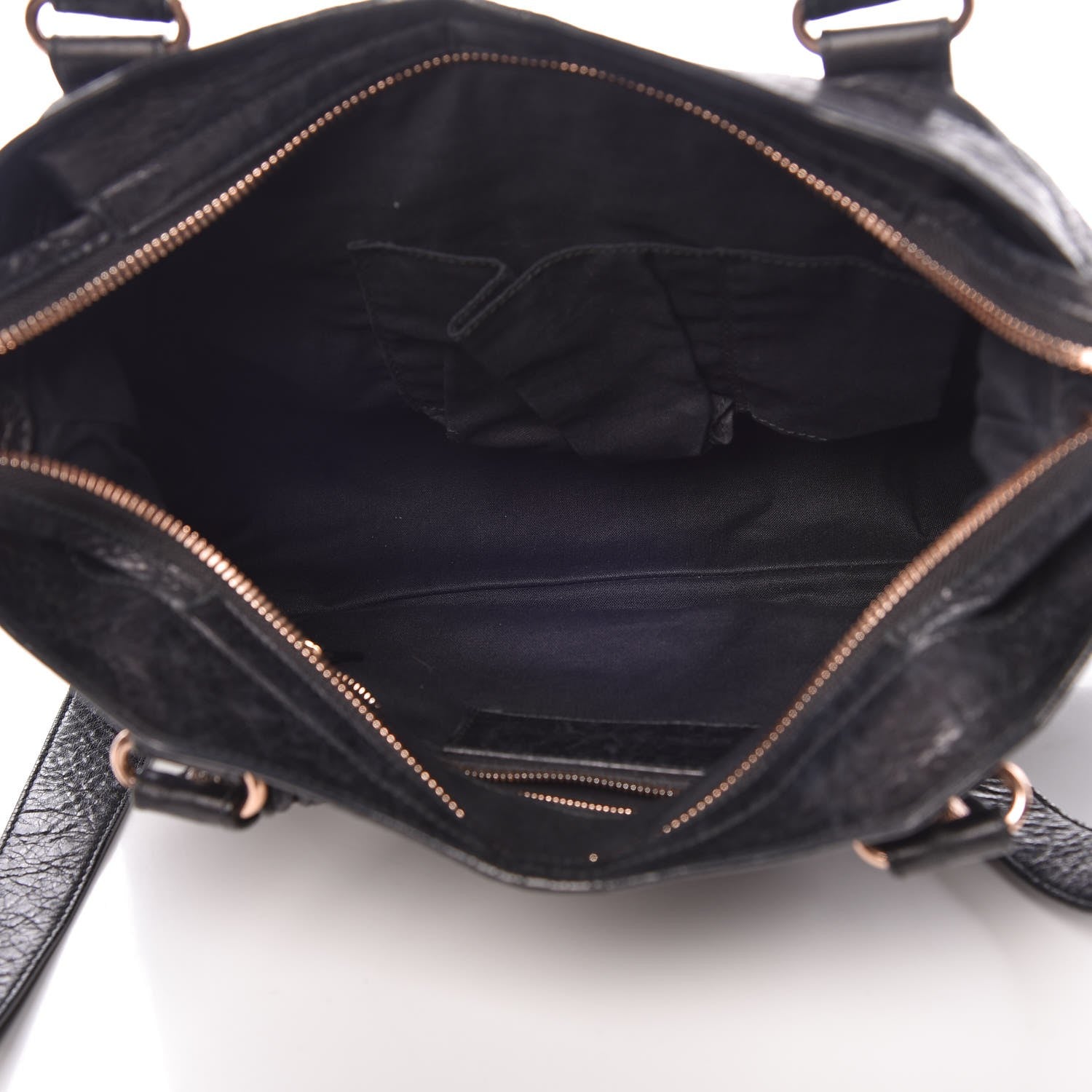 Balenciaga Agneau Giant 12 Rose Gold Hardware Town Black 6 of 9