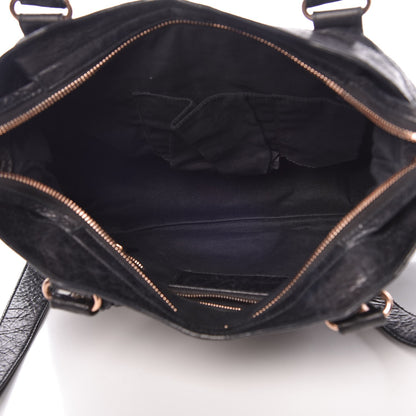 Balenciaga Agneau Giant 12 Rose Gold Hardware Town Black 6 of 9
