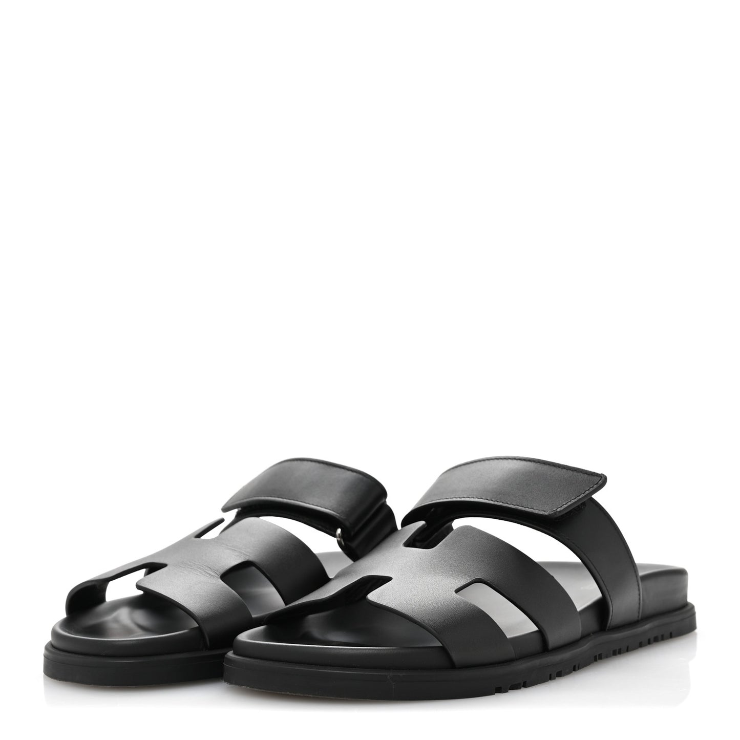 Calfskin Womens Chypre Sandals 38 Black