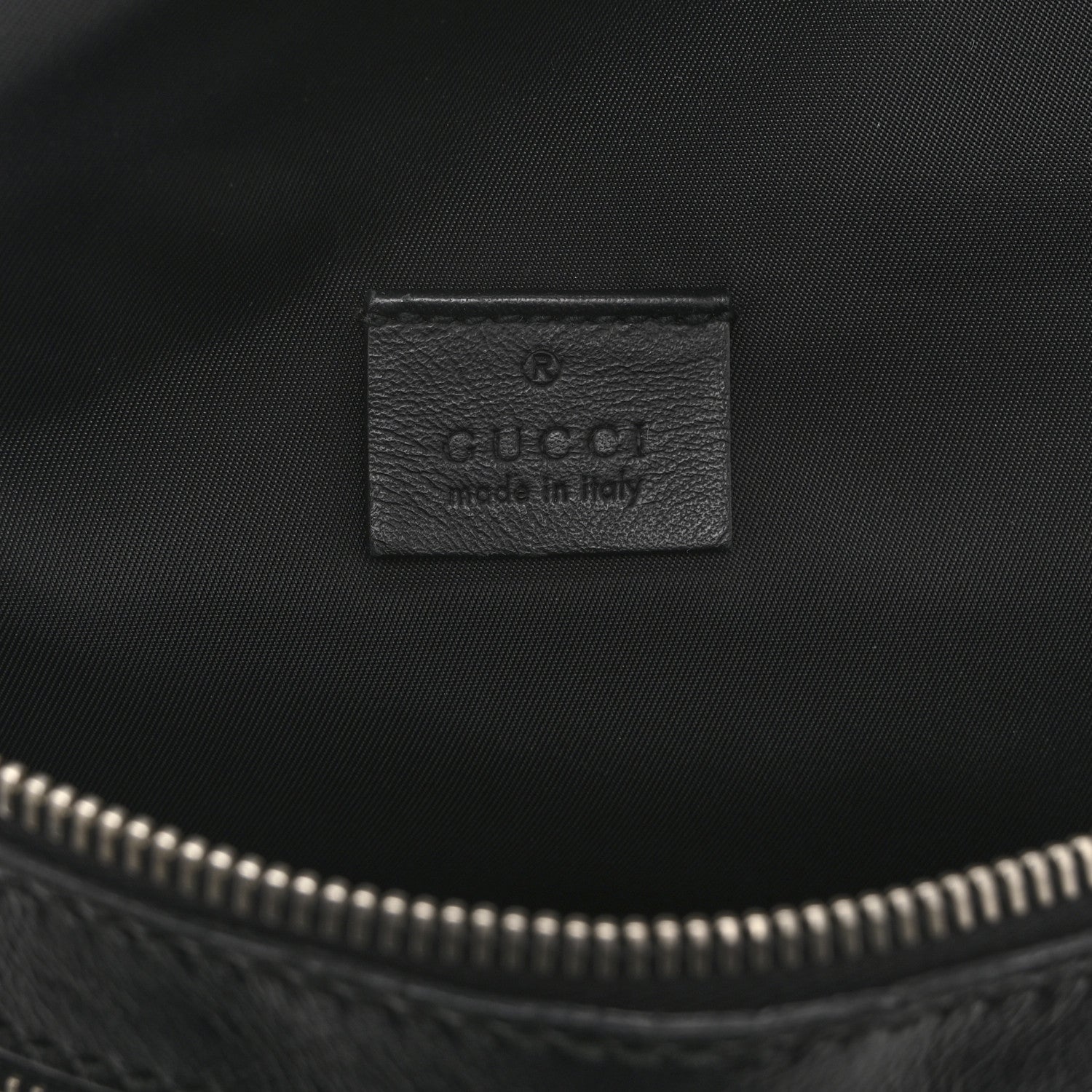 Gucci Guccissima Web Belt Bag Black 6 of 12