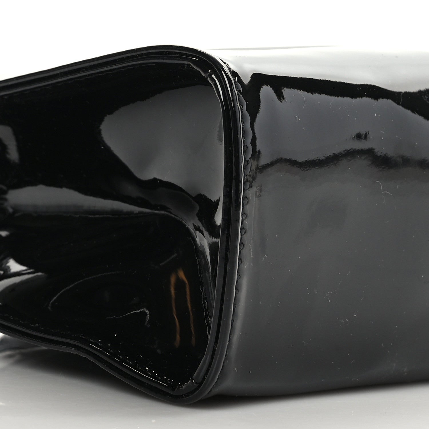 Telfar Patent Vegan Leather Small Shopping Bag Black 6 of 7