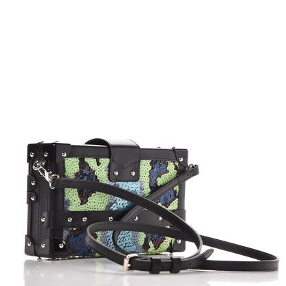 Louis Vuitton Sequins Petite Malle Black 3 of 10