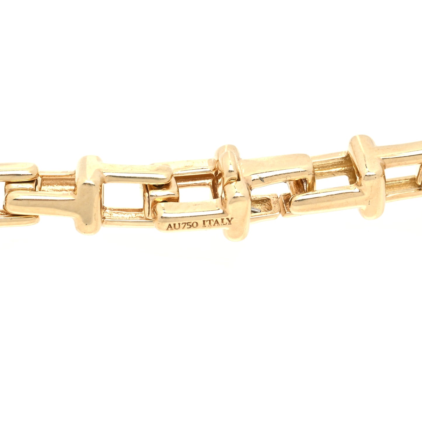 18K Yellow Gold T Narrow Chain Necklace