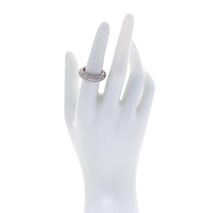 Chopard 18K White Gold Diamond Pave Dome Ring 54 6.75 2 of 7