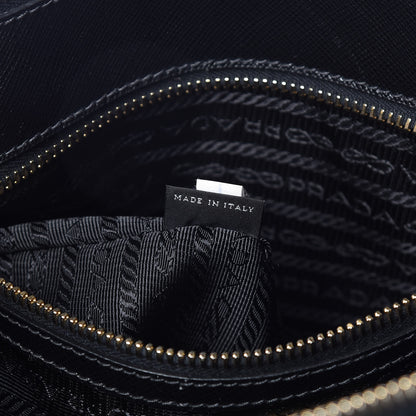 Prada Saffiano Small Galleria Double Zip Tote Black 7 of 9