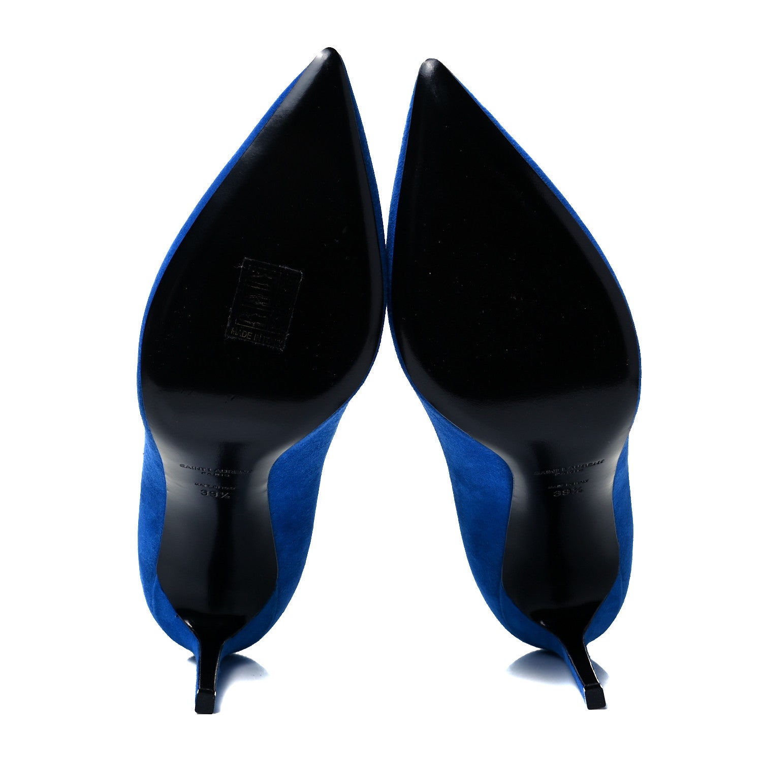 Saint Laurent Suede Classic Paris 105 Escarpin Pumps 39.5 Elettrico 5 of 8