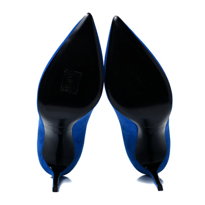 Saint Laurent Suede Classic Paris 105 Escarpin Pumps 39.5 Elettrico 5 of 8