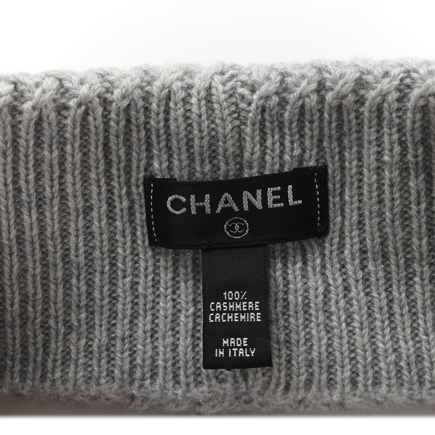 Cashmere CC Headband Grey Ecru