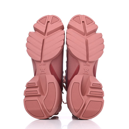 Christian Dior Neoprene Rubber Womens D-Connect Sneakers 39 Deep Nude 5 of 8