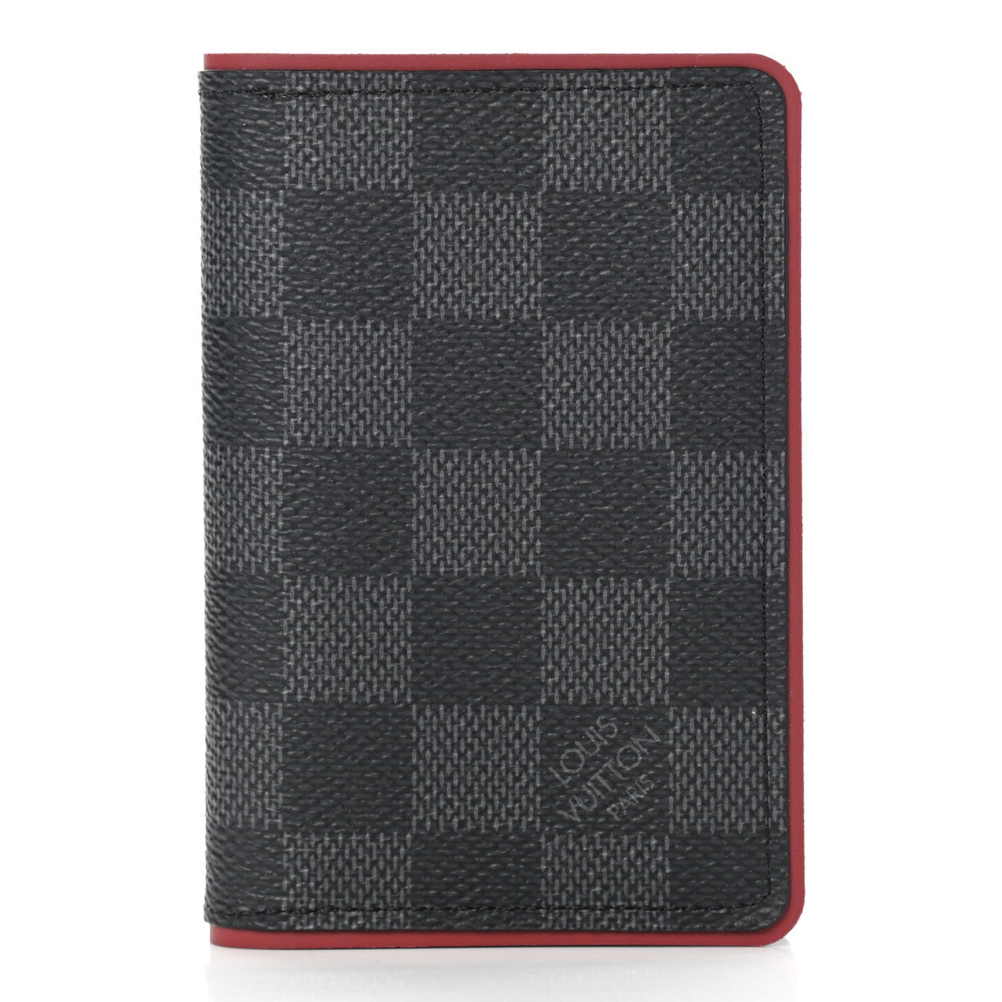Damier Graphite Pocket Organizer Bordeaux