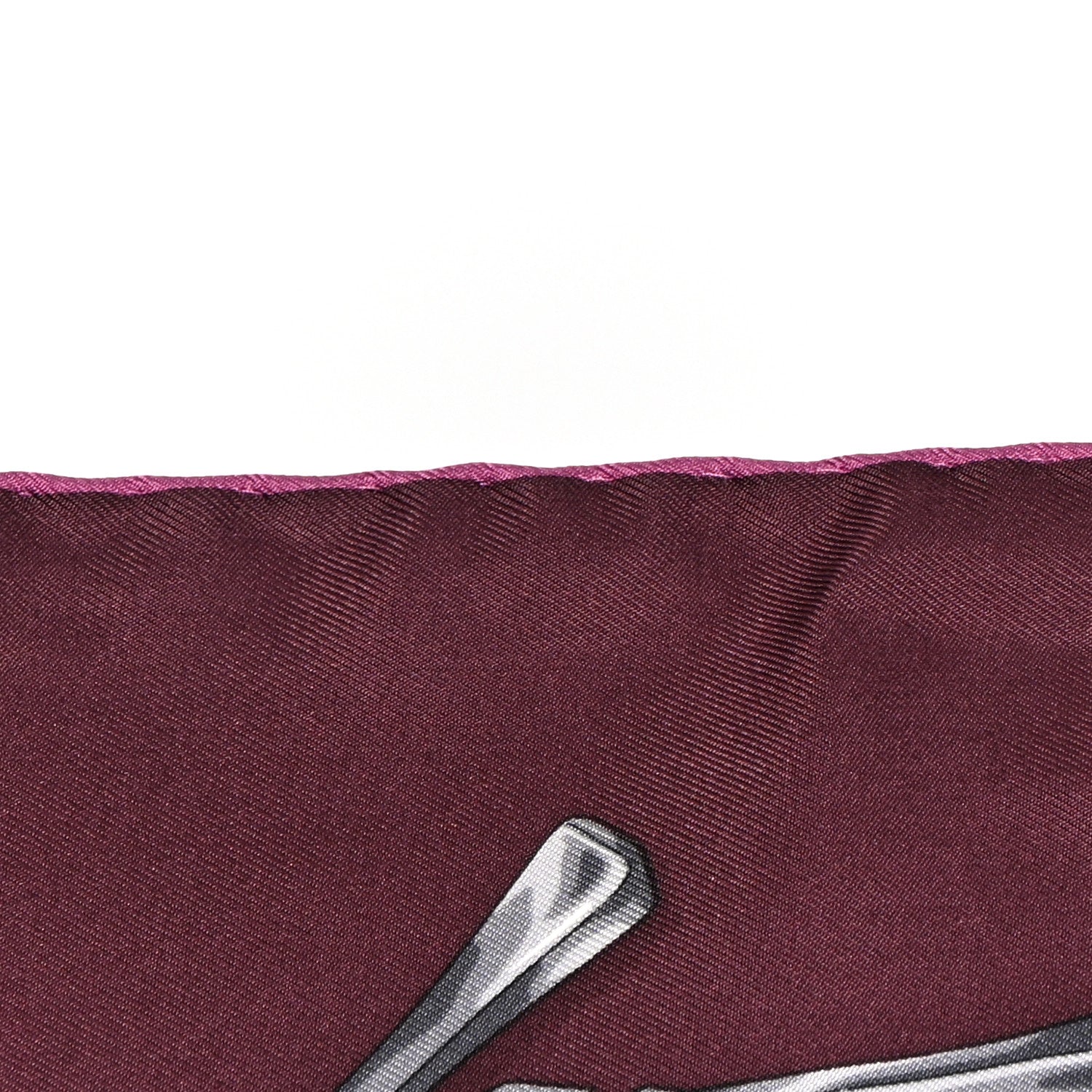 Gucci Silk Twill Horsebit Square Scarf Purple 5 of 8