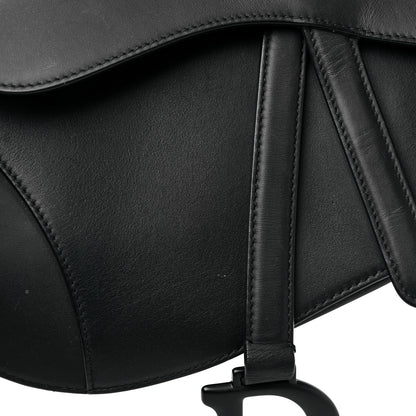 Christian Dior Ultra Matte Calfskin Saddle Bag Black 15 of 16