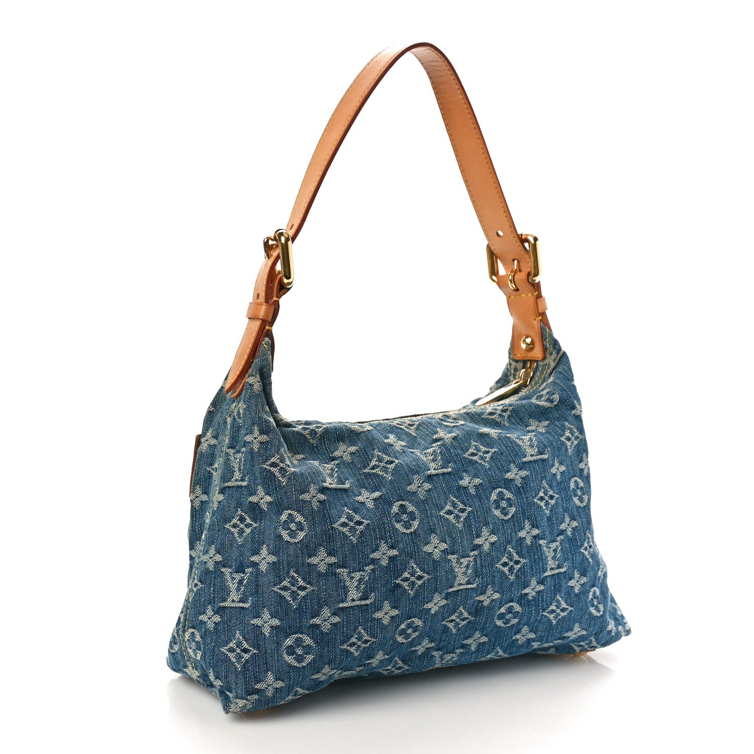 Louis Vuitton Monogram Denim Baggy PM Blue 2 of 9