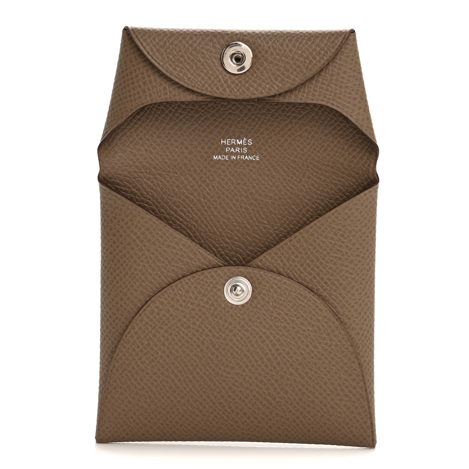 Hermes Epsom Bastia Coin Purse Etoupe 5 of 8
