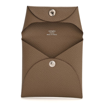 Hermes Epsom Bastia Coin Purse Etoupe 5 of 8