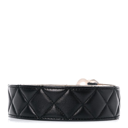 Chanel Lambskin Quilted CC Belt 80 32 Black 2 of 12