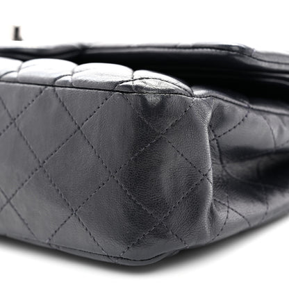 Chanel Lambskin Quilted Medium Double Flap Navy 10 of 10