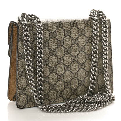 Gucci GG Supreme Monogram Mini Dionysus Shoulder Bag Taupe 2 of 10