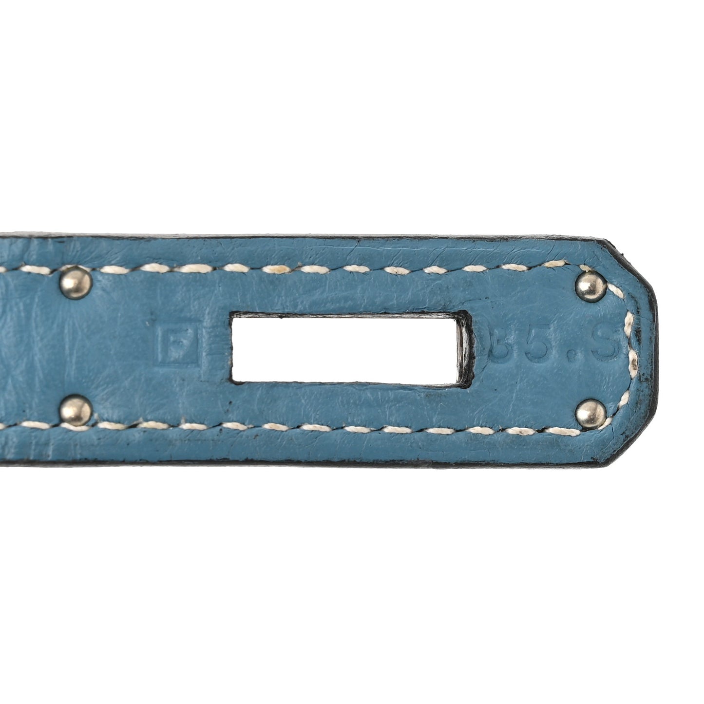 Togo Birkin 35 Blue Jean