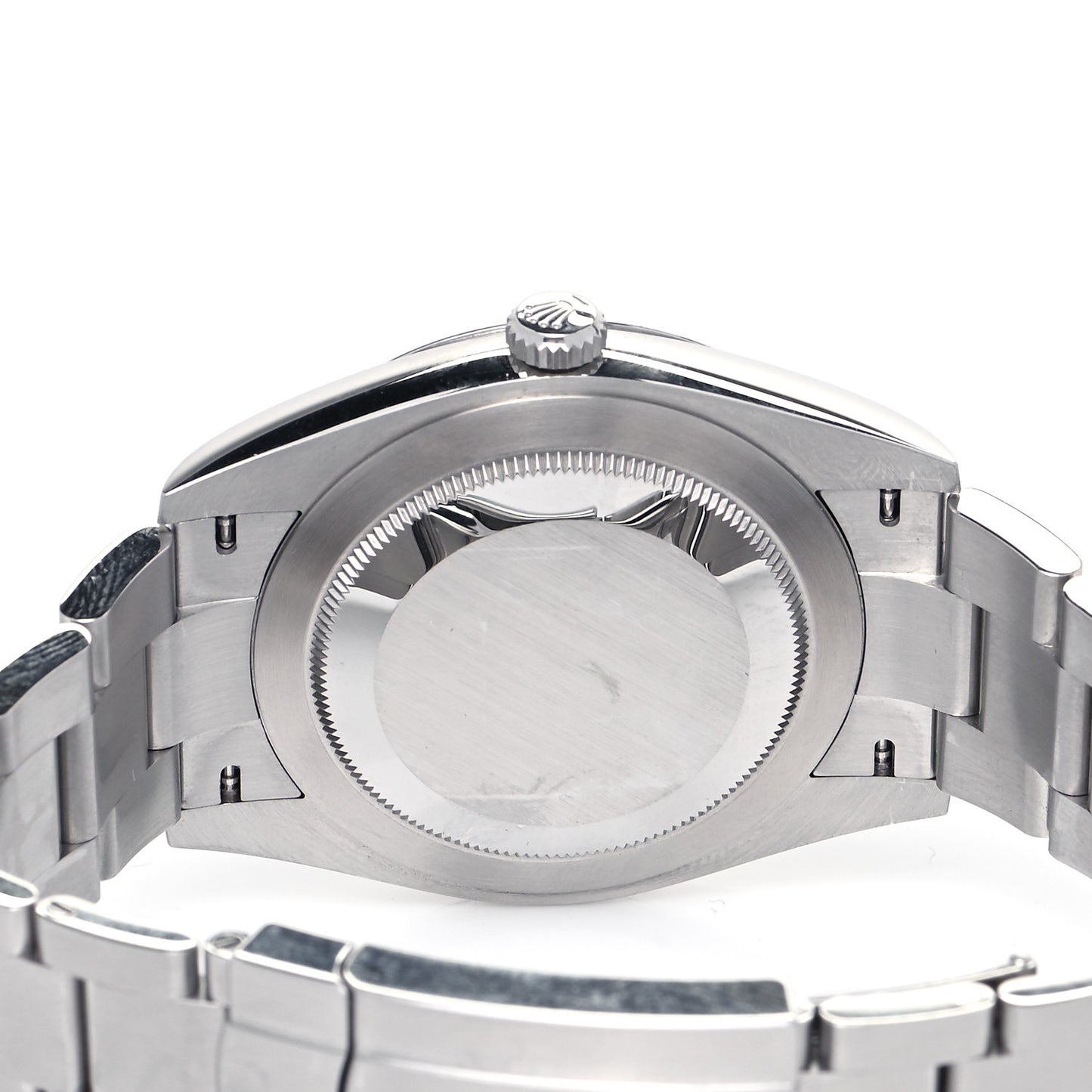 Stainless Steel 41mm Oyster Perpetual Watch Bright Black 124300