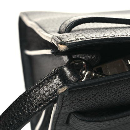 Saint Laurent Grained Calfskin Small Sac De Jour Black 14 of 15