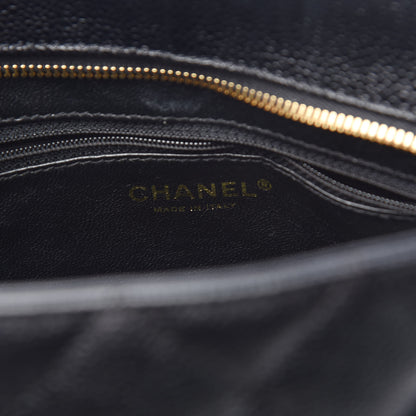 Chanel Caviar Quilted Medallion Tote Black 6 of 9