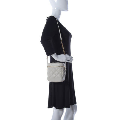 Saint Laurent Grain de Poudre Quilted 80's Vanity Bag Crema Soft 2 of 9