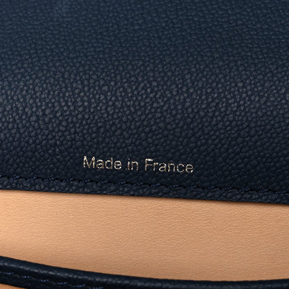 Delvaux Grained Calfskin Mini Brillant Satchel Navy 6 of 12