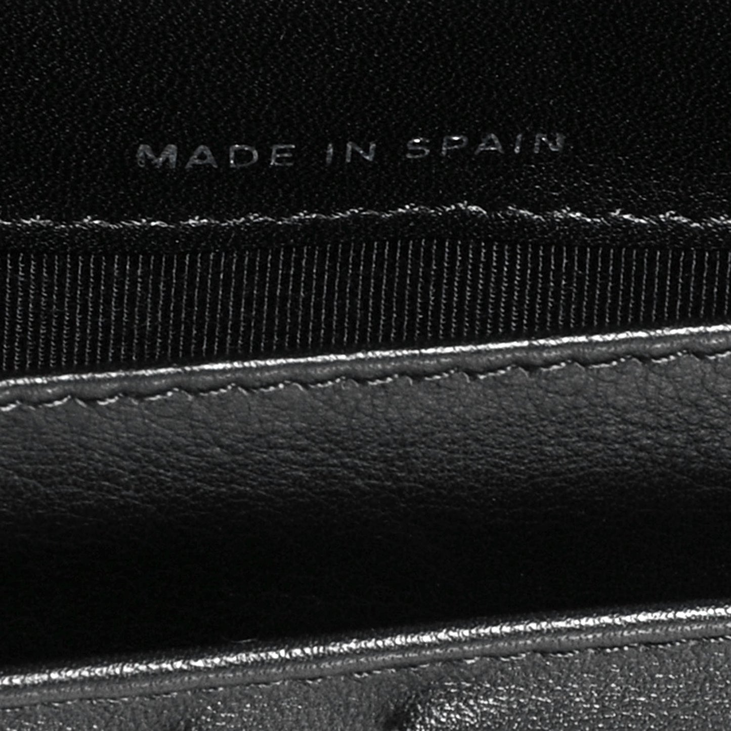 Patent Quilted Large Zip Around Organizer Wallet Black