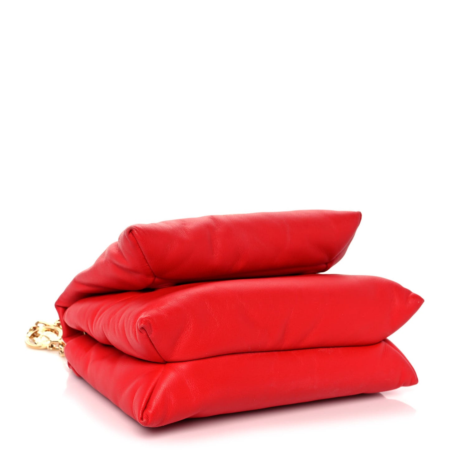 Lambskin Sugar Flap Shoulder Bag Red