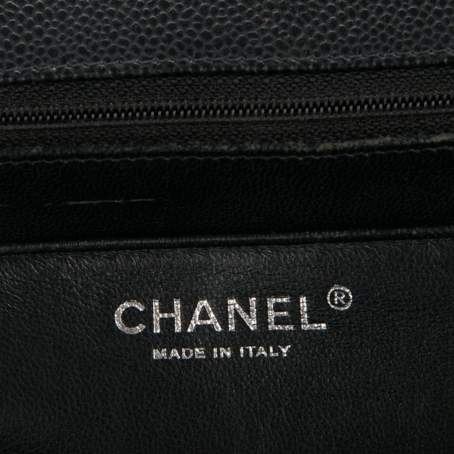 Caviar Quilted Maxi Single Flap Black