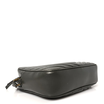 Saint Laurent Calfskin Matelasse Monogram Lou Camera Bag Pebble 4 of 10