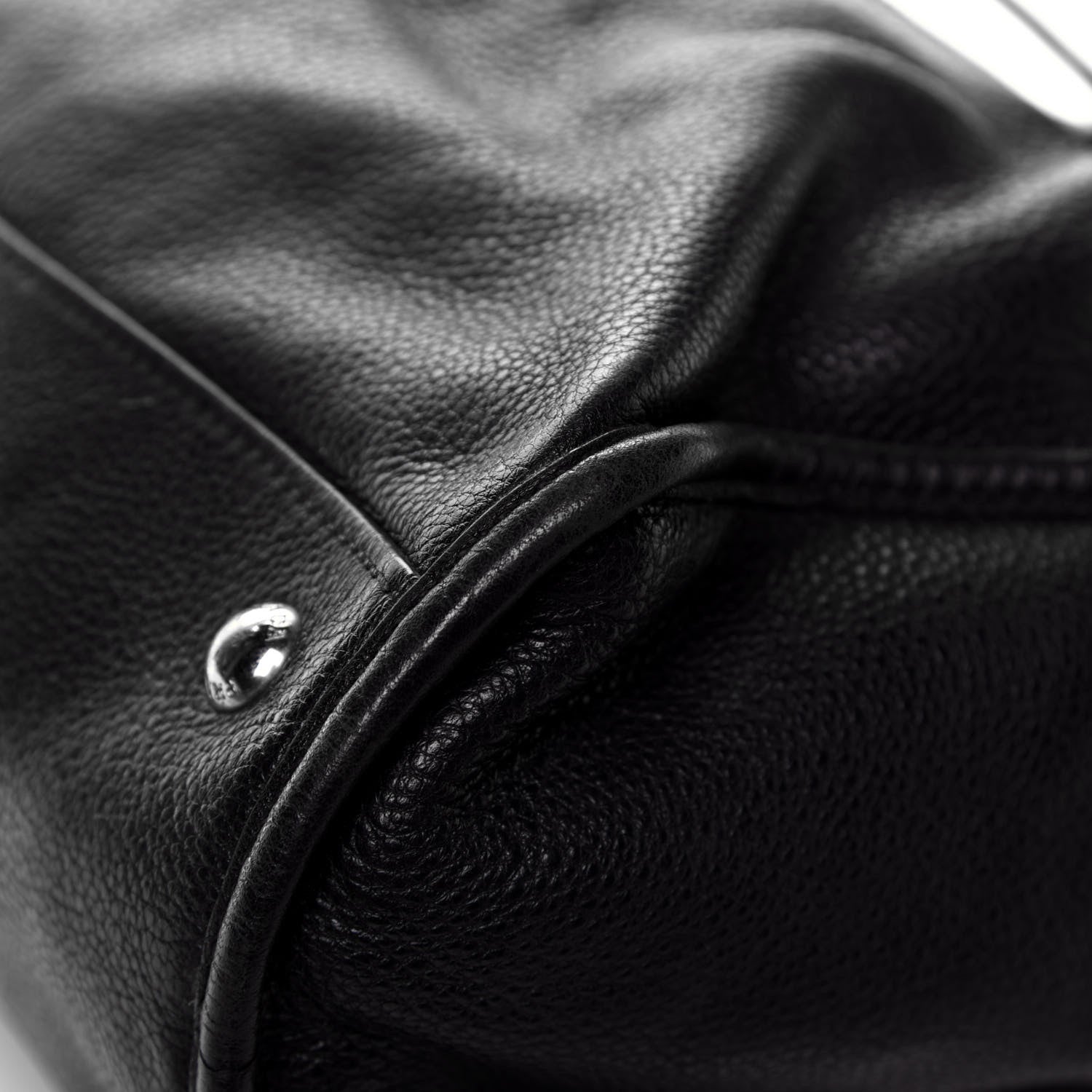 Prada Vitello Daino Top Handle Tote Black 22 of 39