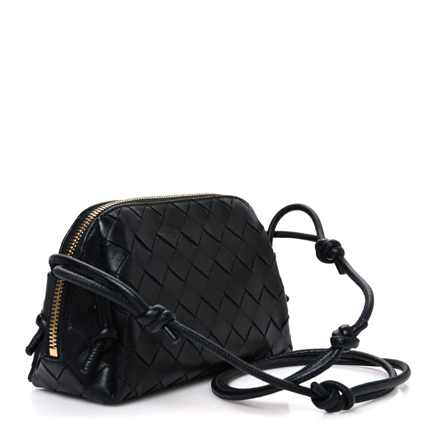 Bottega Veneta Nappa Intrecciato Concert Pouch Black 1863322