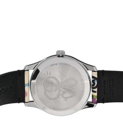 Gucci Stainless Steel Calfskin 38mm G-Timeless Capsule Collection Rabbit Quartz Watch Blue 4 of 5