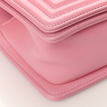 Chanel Calfskin Quilted Small Boy Flap Pink 8 of 9