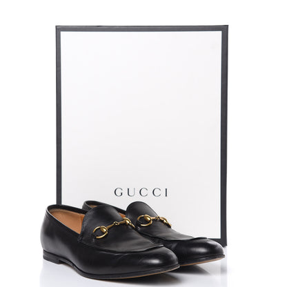 Gucci Calfskin Horsebit Mens Jordaan Loafers 7.5 Black 14 of 14