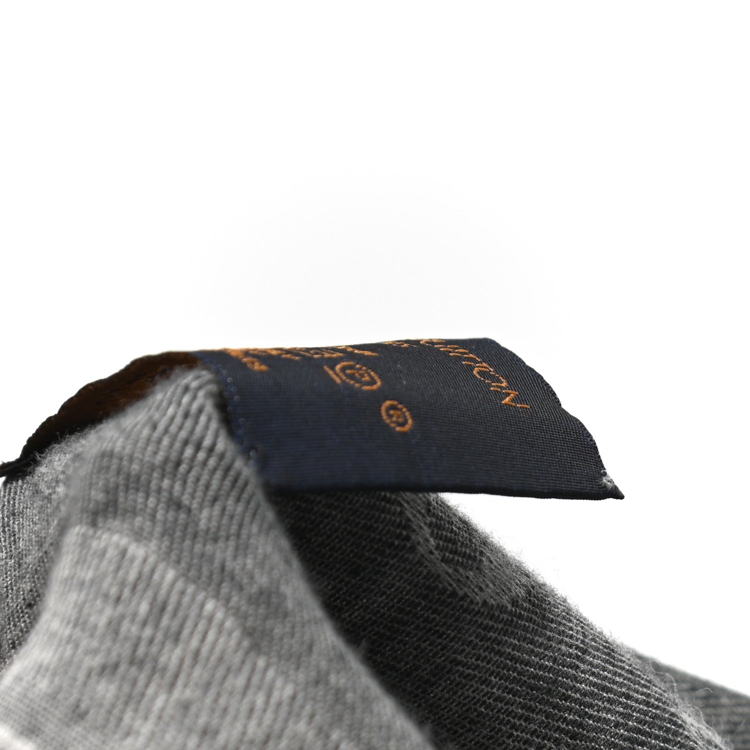 Louis Vuitton Cotton Monogram Denim Shawl Black 6 of 6
