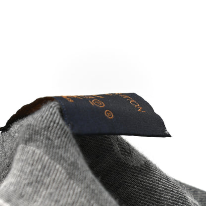 Louis Vuitton Cotton Monogram Denim Shawl Black 6 of 6
