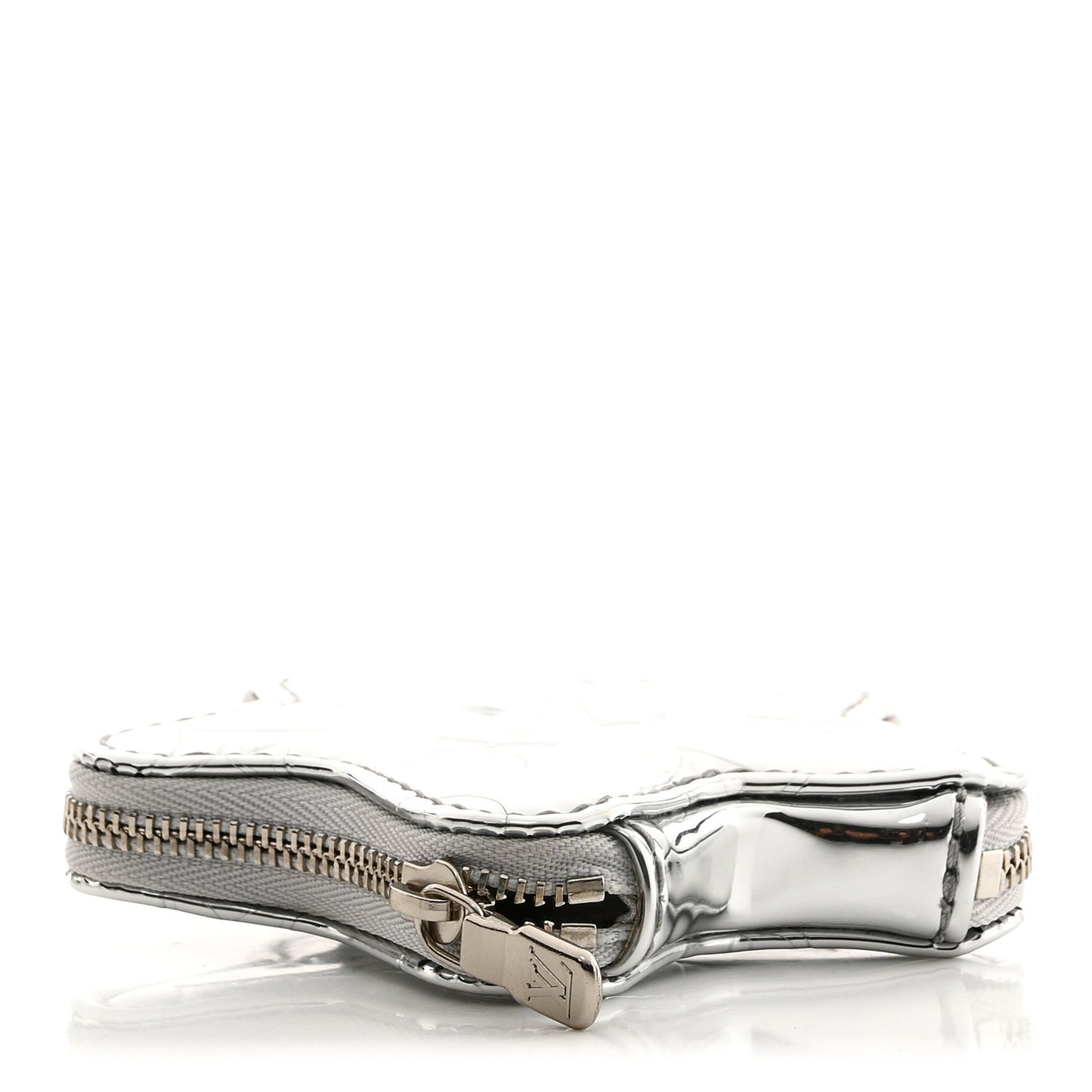 Monogram Spark Coin Purse Silver