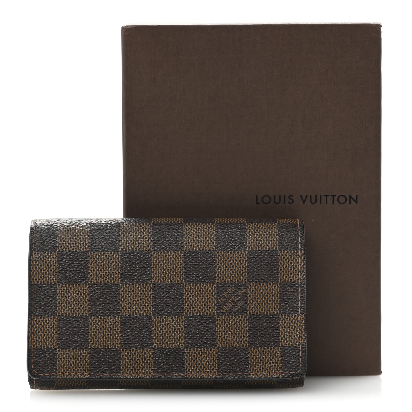 Damier Ebene Porte-Monnaie Billets Tresor Wallet