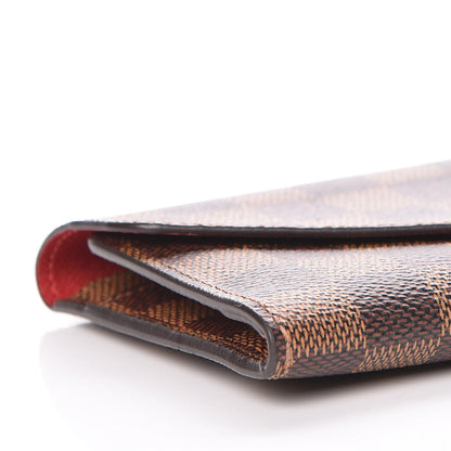 Louis Vuitton Damier Ebene Josephine Wallet Red 9 of 12
