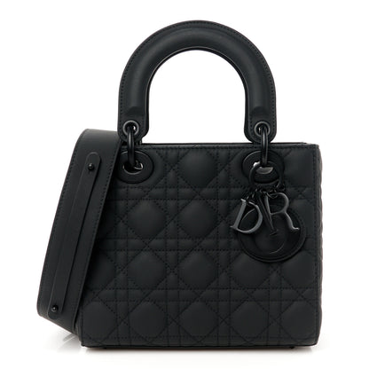 Christian Dior Ultra Matte Calfskin Cannage Small My ABCDior Lady Dior Black 1 of 11